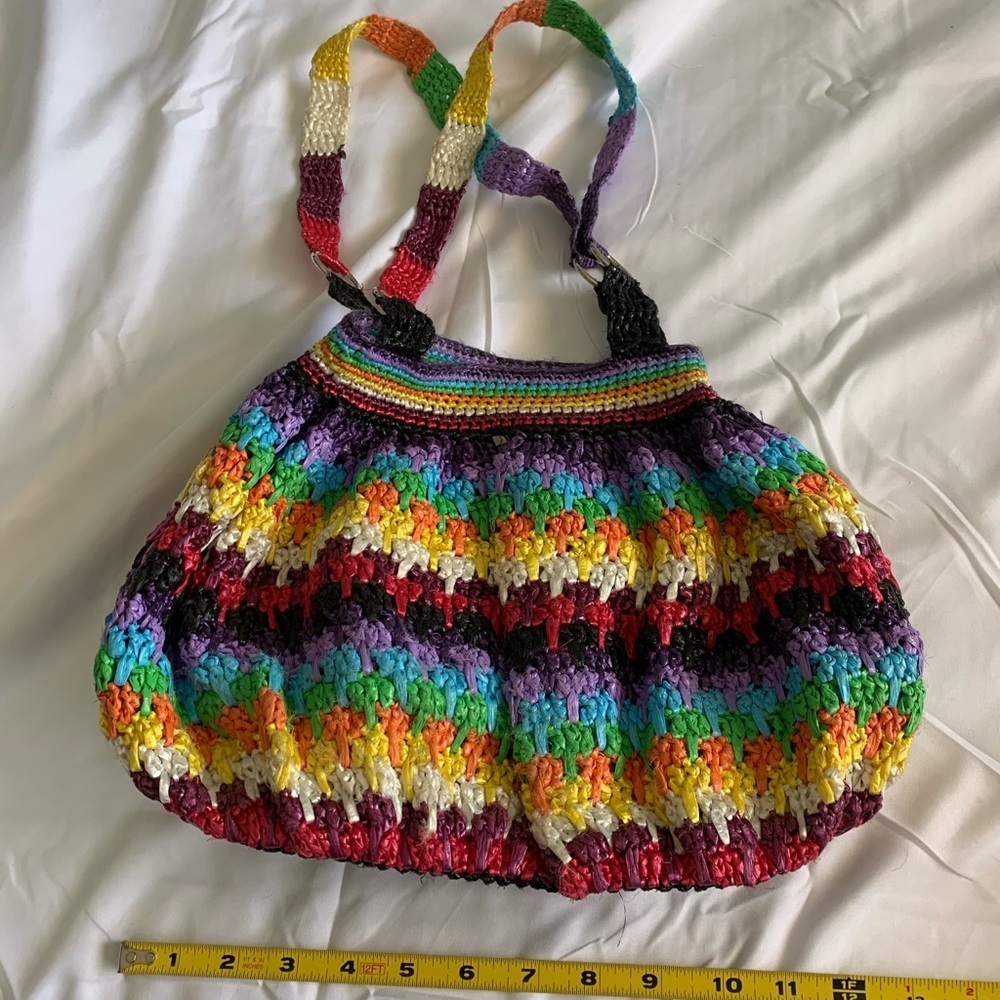 Bohemian Raffia Purse